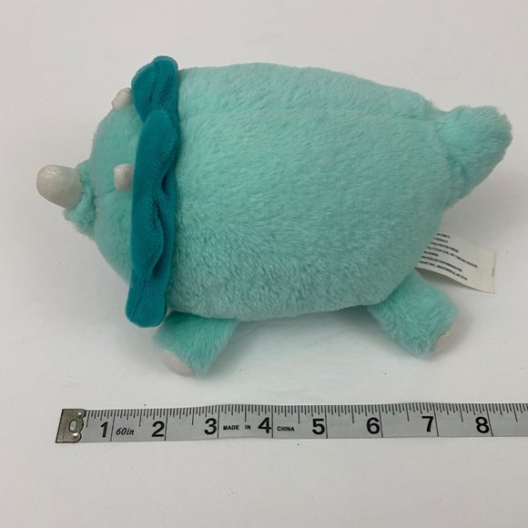 Triceratops Plush Dinosaur Dino Stackable Stuffed Animal - Picture 7 of 7